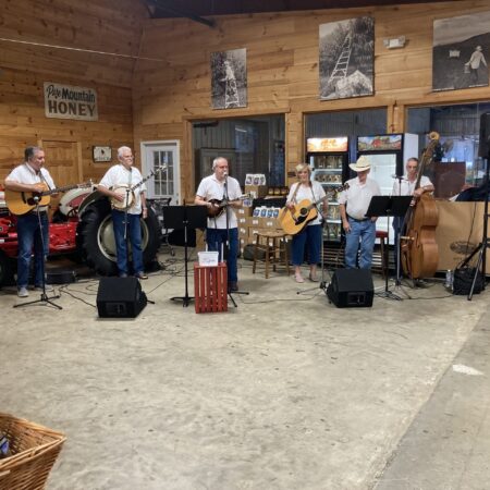 Music at Mercier Orchard in Blue Ridge, Georgia
